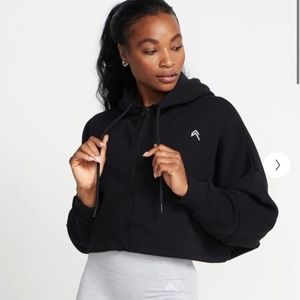 Oner Active Black Cropped Hoodie